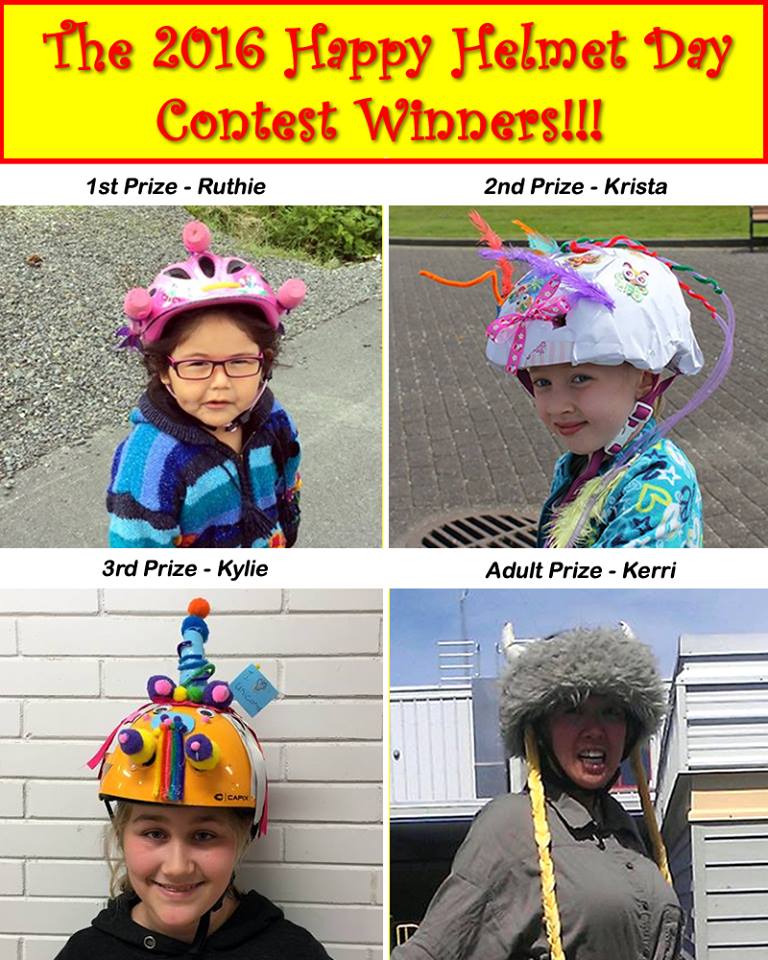 2016 Happy Helmet Day Winners